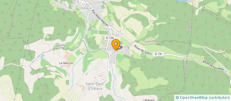 localisation de l'entreprise L'ATELIER DU CHAMBARD  SAINT-PAUL-D'IZEAUX