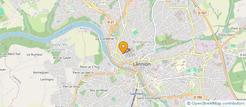 localisation de l'entreprise L'ATELIER DU CHANTEUR  LANNION