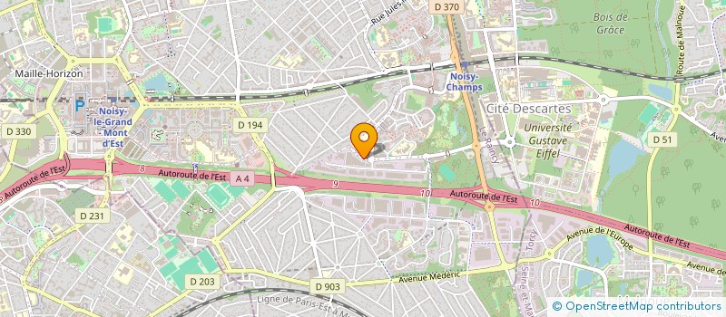localisation de l'entreprise L'ATELIER DU CHAPEAU à NOISY-LE-GRAND