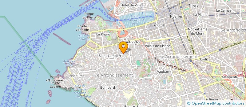 localisation de l'entreprise L'ATELIER DU CHARCUTIER D'ENDOUME  MARSEILLE