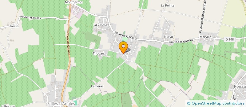 localisation de l'entreprise L'ATELIER DU CHAT QUI VEILLE à GENTE