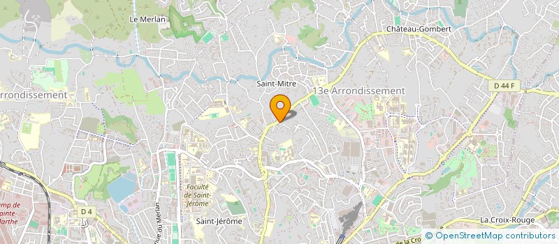 localisation de l'entreprise L'ATELIER DU CHATEAU ARCHITECTURE  MARSEILLE
