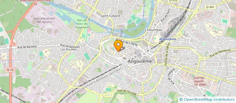 localisation de l'entreprise L'ATELIER DU CHATO à ANGOULEME