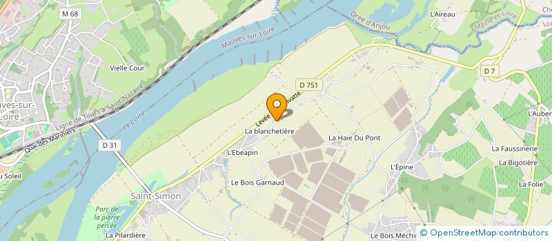 localisation de l'entreprise L'ATELIER DU CHENE VERT  DIVATTE-SUR-LOIRE