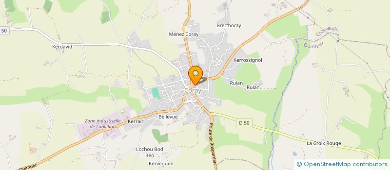 localisation de l'entreprise L ATELIER DU CHEVEU  CORAY