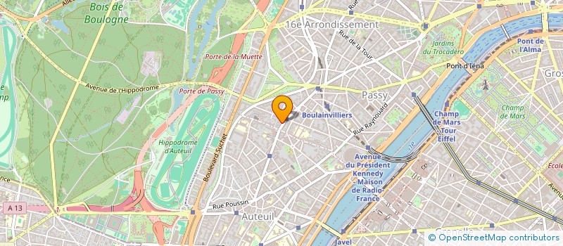 localisation de l'entreprise L'ATELIER DU CHOCOLATIER à PARIS