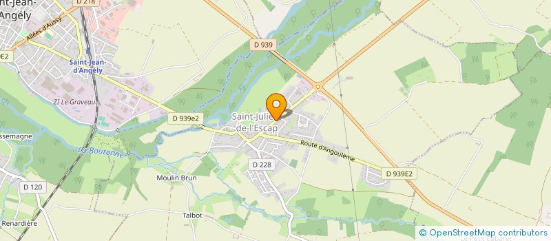 localisation de l'entreprise L'ATELIER DU COIFFEUR  SAINT-JULIEN-DE-L'ESCAP