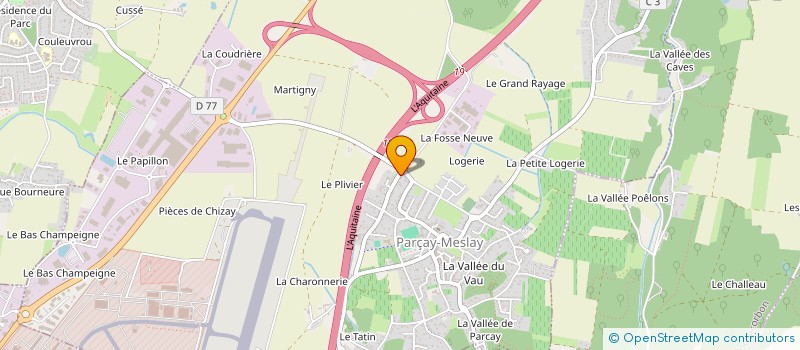 localisation de l'entreprise L'ATELIER DU COIN à PARCAY-MESLAY