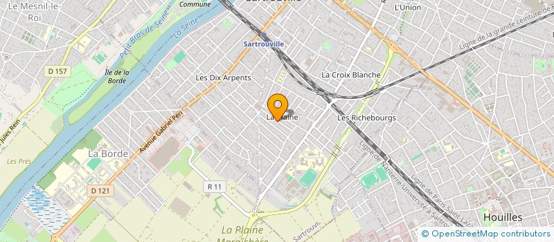 localisation de l'entreprise L'ATELIER DU CONFORT  SARTROUVILLE
