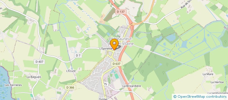 localisation de l'entreprise L'ATELIER DU CORDEUR  CHATEAUNEUF-D'ILLE-ET-VILAINE