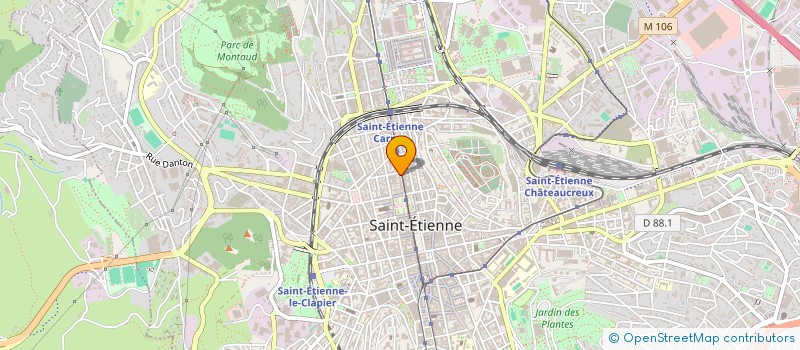 localisation de l'entreprise L'ATELIER DU CORDONNIER à SAINT-ETIENNE