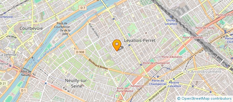 localisation de l'entreprise L'ATELIER DU CORPS à LEVALLOIS-PERRET