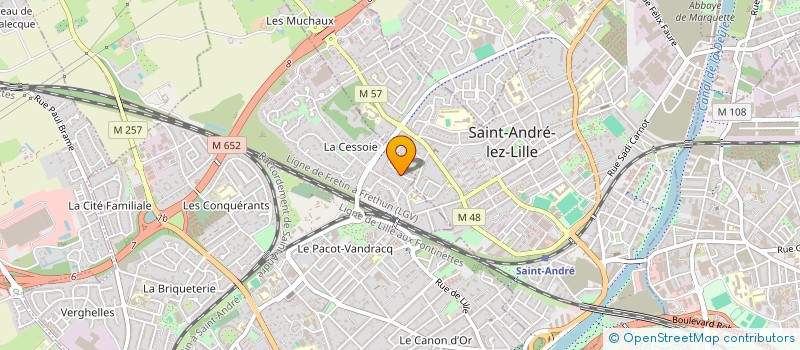 localisation de l'entreprise L'ATELIER DU CORPS à LAMBERSART