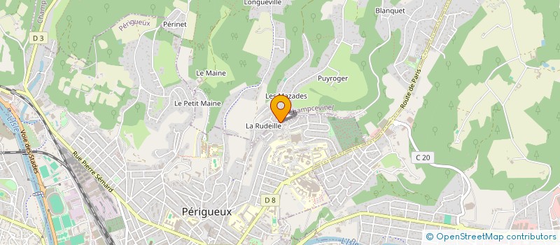 localisation de l'entreprise L'ATELIER DU CORPS  PERIGUEUX