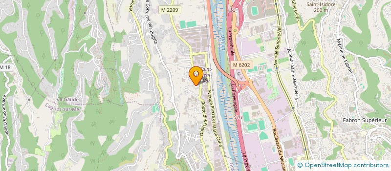 localisation de l'entreprise L'ATELIER DU CORPS  SAINT-LAURENT-DU-VAR