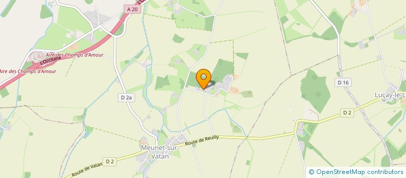 localisation de l'entreprise L'ATELIER DU COUDRAY à LUCAY-LE-LIBRE