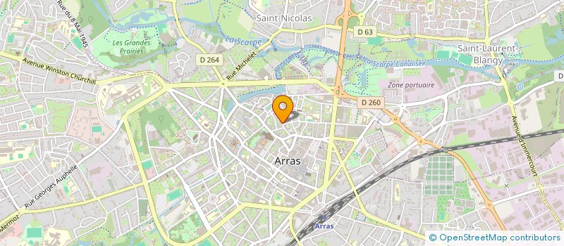 localisation de l'entreprise L'ATELIER DU COURTIER - ADC ASSURANCES à ARRAS