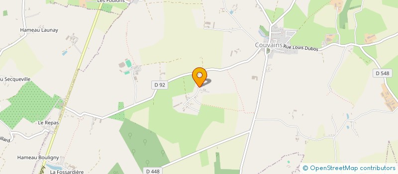 localisation de l'entreprise L'ATELIER DU COUVINOIS  COUVAINS