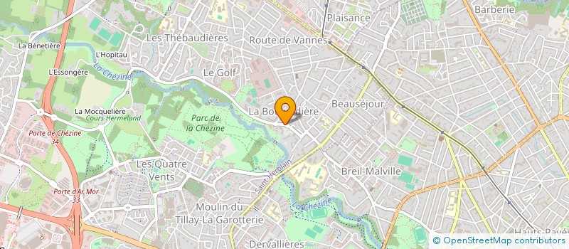 localisation de l'entreprise L'ATELIER DU CRABE  SAINT-HERBLAIN