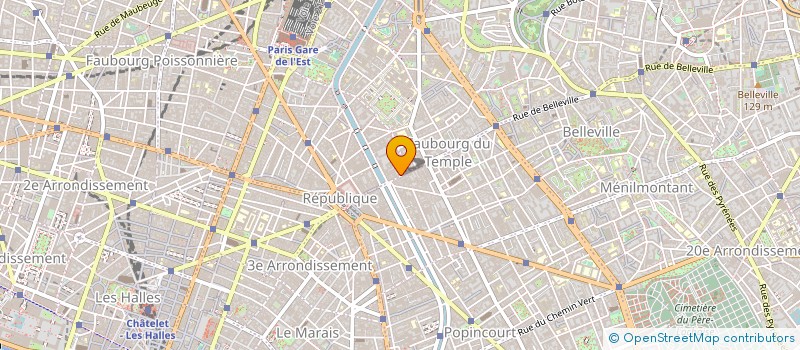 localisation de l'entreprise L ATELIER DU FAUBOURG à PARIS 10