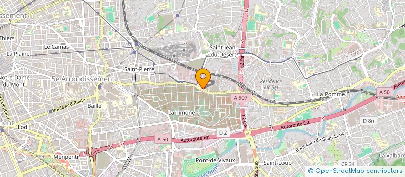 localisation de l'entreprise L'ATELIER DU FER à MARSEILLE