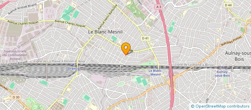 localisation de l'entreprise L'ATELIER DU FEU à LE BLANC-MESNIL