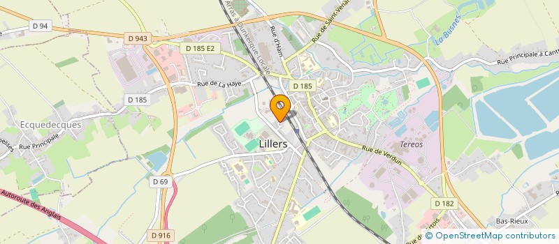 localisation de l'entreprise L'ATELIER DU FIL à LILLERS