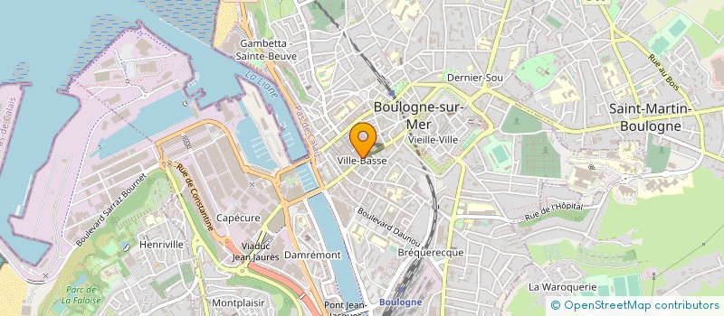localisation de l'entreprise L'ATELIER DU FROMAGE à BOULOGNE-SUR-MER