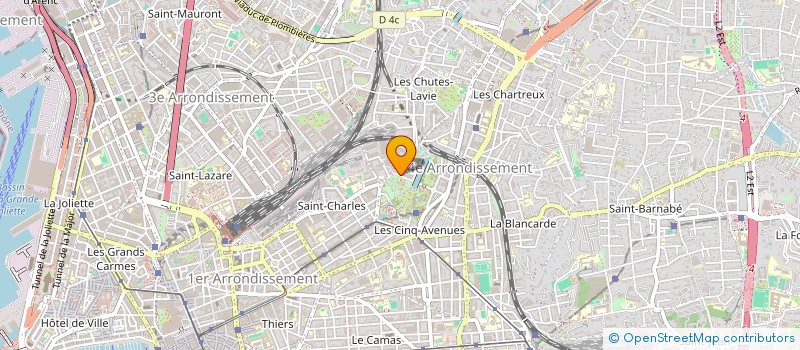 localisation de l'entreprise L'ATELIER DU GEOMETRE à MARSEILLE