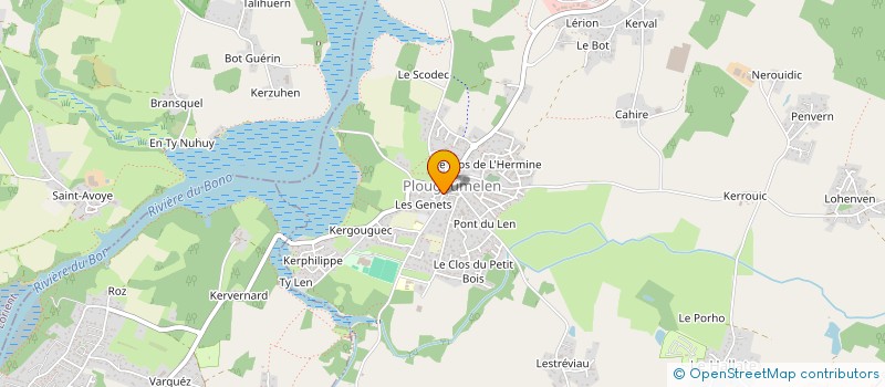 localisation de l'entreprise L'ATELIER DU GOLFE à PLOUGOUMELEN