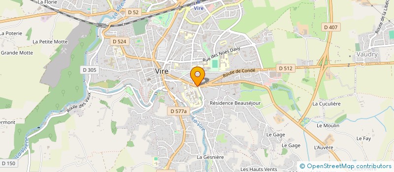 localisation de l'entreprise L'ATELIER DU GOUT à VIRE-NORMANDIE