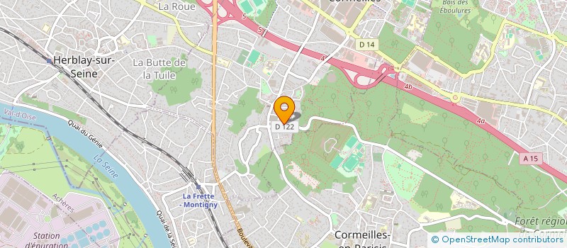 localisation de l'entreprise L'ATELIER DU GOUT  MONTIGNY-LES-CORMEILLES