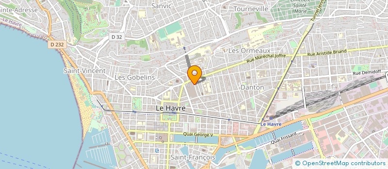 localisation de l'entreprise L'ATELIER DU GRANOLIER à LE HAVRE