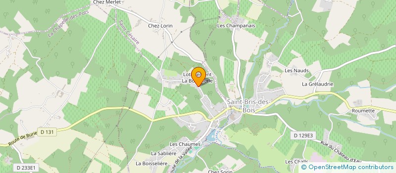 localisation de l'entreprise L'ATELIER DU GRANULE  SAINT-CESAIRE