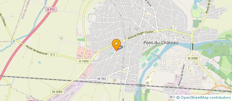 localisation de l'entreprise L ATELIER DU JARDINIER à PONT-DU-CHATEAU