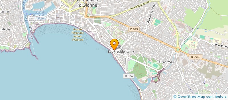 localisation de l'entreprise L'ATELIER DU JOAILLIER à LES SABLES D'OLONNE