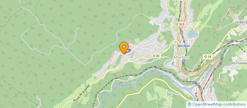 localisation de l'entreprise L ATELIER DU JURA à MORBIER