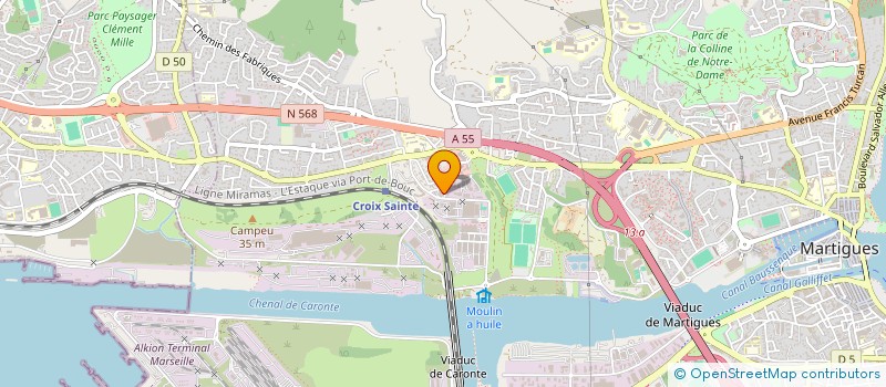 localisation de l'entreprise L'ATELIER DU KINE  MARTIGUES