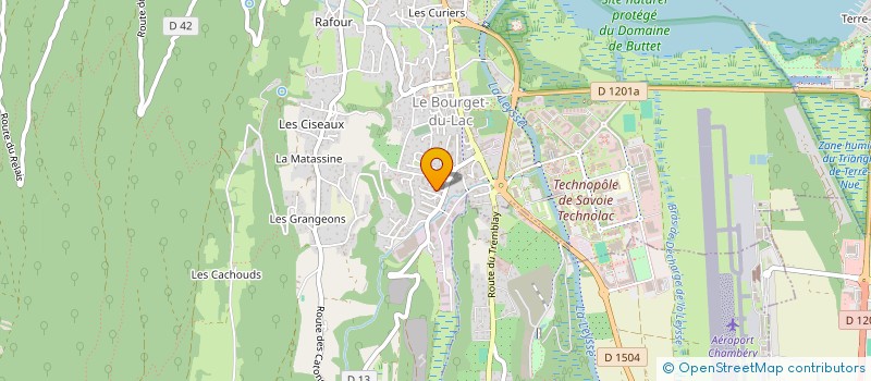 localisation de l'entreprise L'ATELIER DU LAC  LE BOURGET-DU-LAC