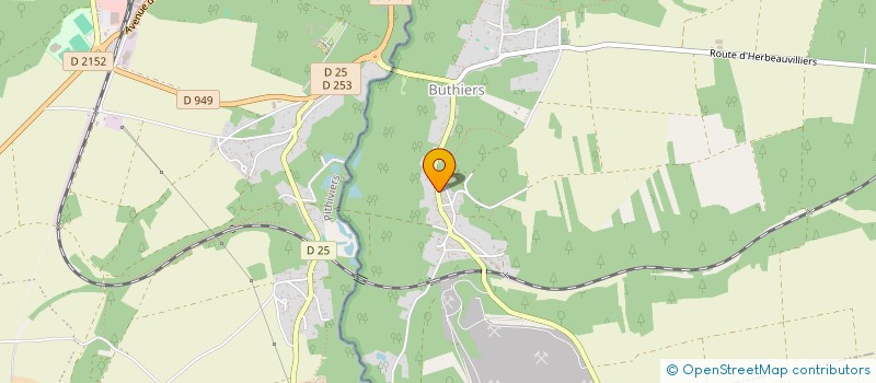 localisation de l'entreprise L'ATELIER DU LIBRAIRE  BUTHIERS