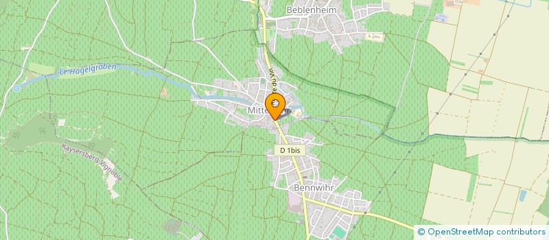 localisation de l'entreprise L'ATELIER DU LINGE  MITTELWIHR