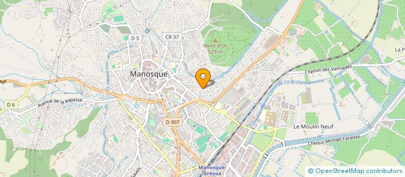 localisation de l'entreprise L ATELIER DU LIVRE à MANOSQUE