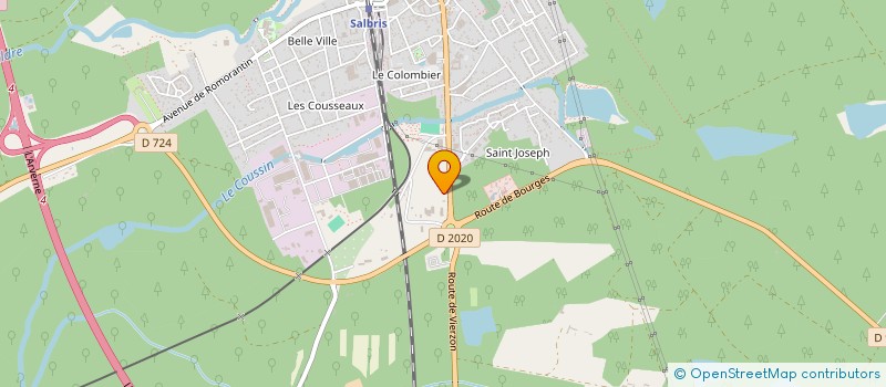 localisation de l'entreprise L'ATELIER DU LOUP  SALBRIS