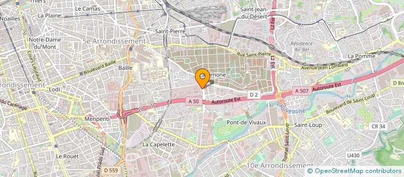 localisation de l'entreprise L'ATELIER DU MARBRE à MARSEILLE