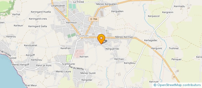 localisation de l'entreprise L'ATELIER DU MARIN à PLOZEVET