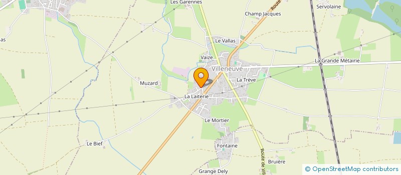 localisation de l'entreprise L'ATELIER DU METAL à VILLENEUVE