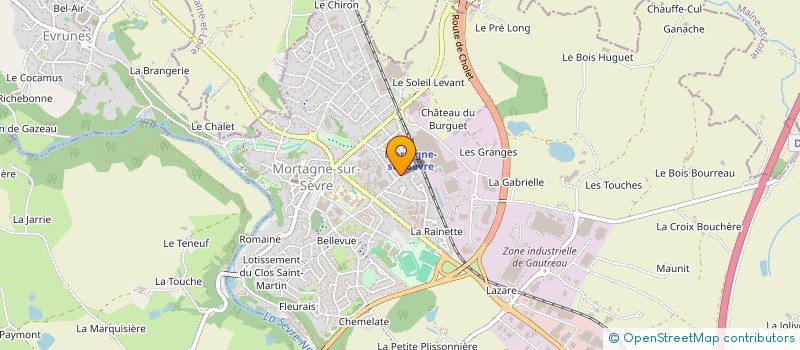 localisation de l'entreprise L'ATELIER DU MEUBLE à MORTAGNE-SUR-SEVRE