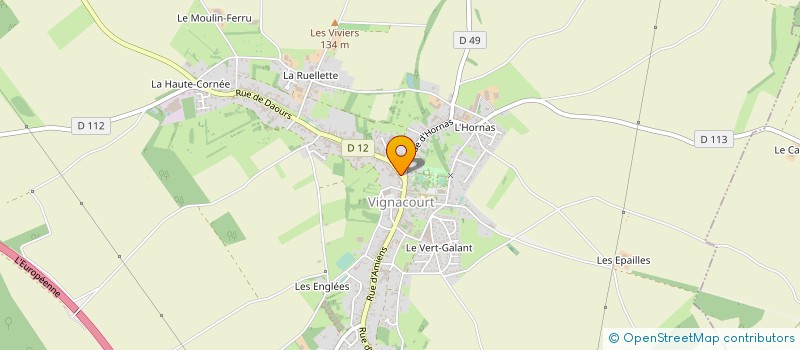 localisation de l'entreprise L ATELIER DU MEUBLE à VIGNACOURT