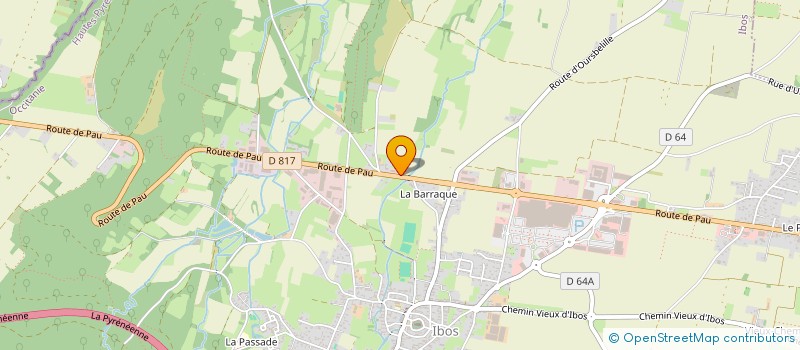 localisation de l'entreprise L'ATELIER DU MEUBLE  IBOS