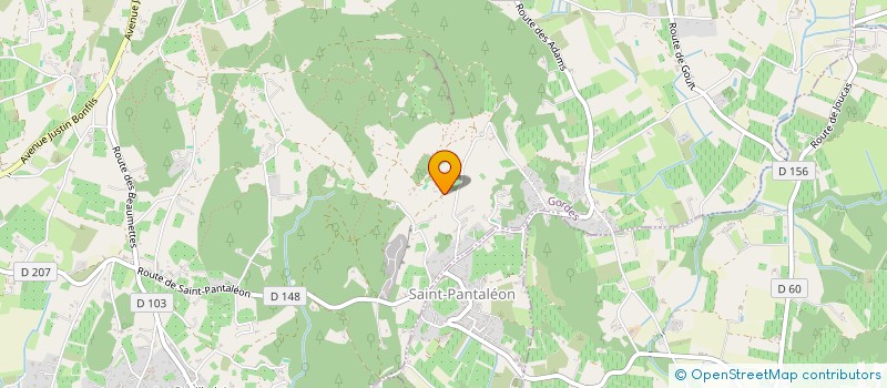 localisation de l'entreprise L ATELIER DU MIEUX ETRE  GORDES